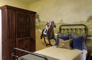 Horse+race+theme+bedroom+chest