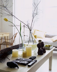 Decorations on White Table