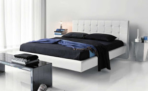 Zen-bedroom-idea-decor-masculine-black-white-inspiration-stylish-elegant-balance-blue-color