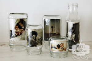 recycled-glass-jar-photo-frames