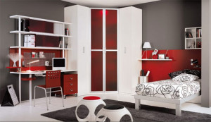 Modern-teen-bedroom-with-small-bed