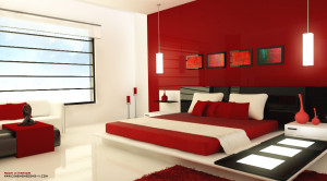 red-and-white-and-black-mod-bedroom