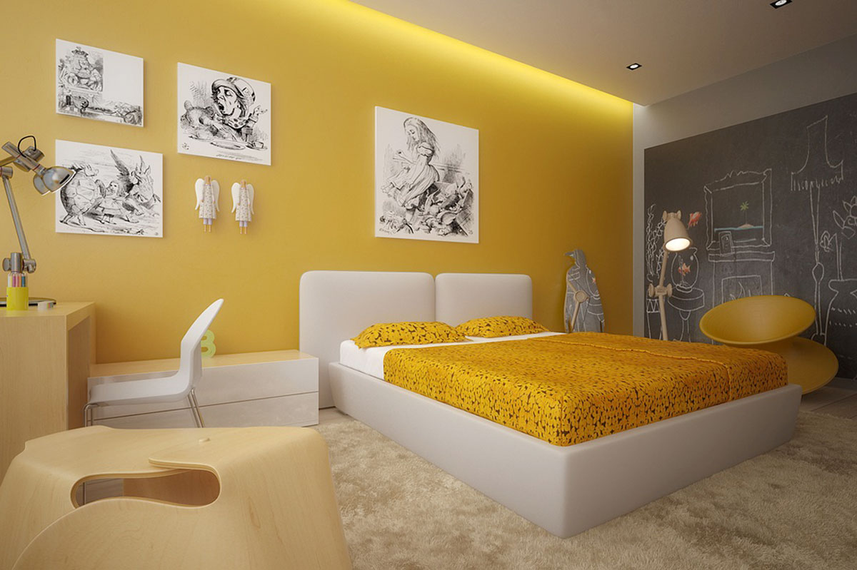 modern-yellow-bedroom