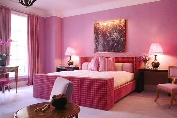 Pink-Color-Bedroom-600x401
