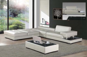 Modern Minimal design white leather sofa Interior Design Blogs