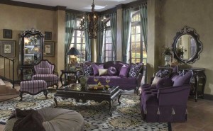 antique livingroom purpleliving large Interior Design Blogs
