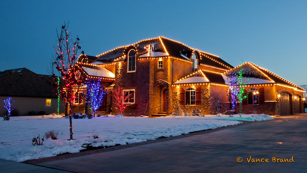 christmas lights on a rooftop Interior Design Blogs