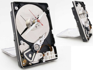 hard drive clock Interior Design Blogs