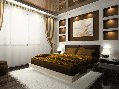 luxury fresh bedroom interior design