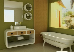 inspirational green paint colors for bathroom Interior Design Blogs