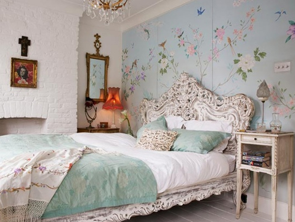 floral blue bedroom ideas - How to Decorate a Bedroom with Floral Prints: Floral Bedroom Decor Tips