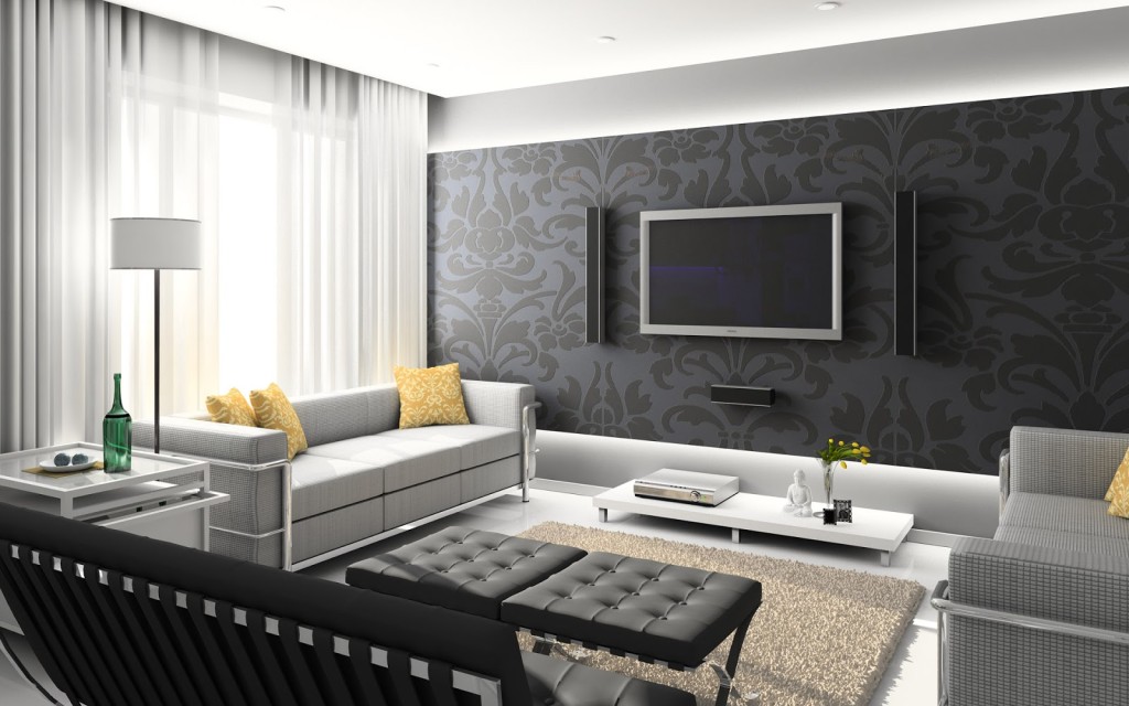 interior modern wallpaper home Interior Design Blogs