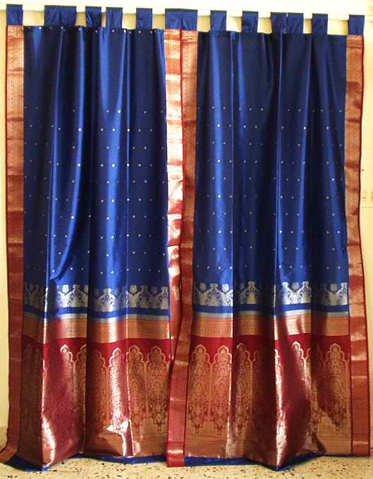 sari curtains Interior Design Blogs