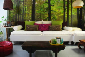 shade of green home decor sofa with white