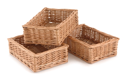 shallow wicker baskets Interior Design Blogs