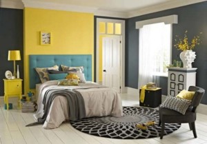 yellow decor home