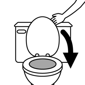 How to make small changes in the bathroom? toiletlid down l